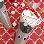 Rudolph Hot Cocoa with Gift Tag on Frugal Coupon Living
