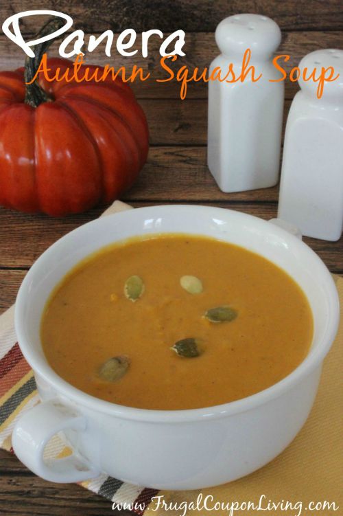 Fall Soup Recipes - Copycat Panera Autumn Squash Soup