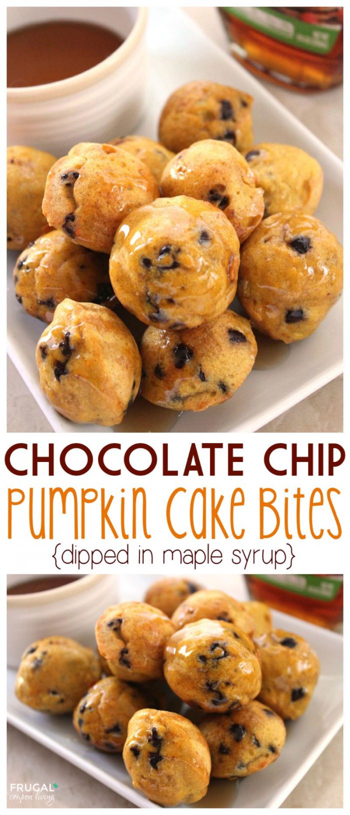 Chocolate Chip Pumpkin Bites on Frugal Coupon Living