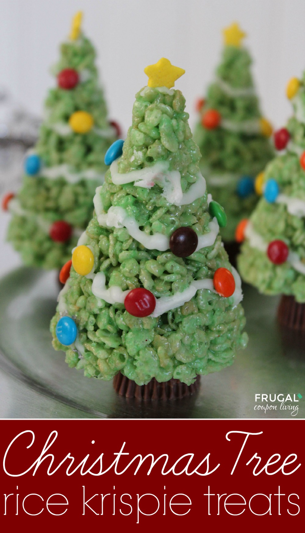 Christmas Tree Rice Krispie Treats on Frugal Coupon Living