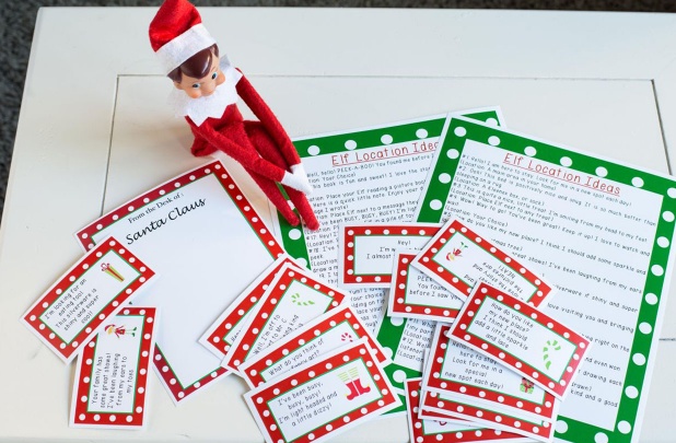 Elf on the Shelf Notes Only $3.99