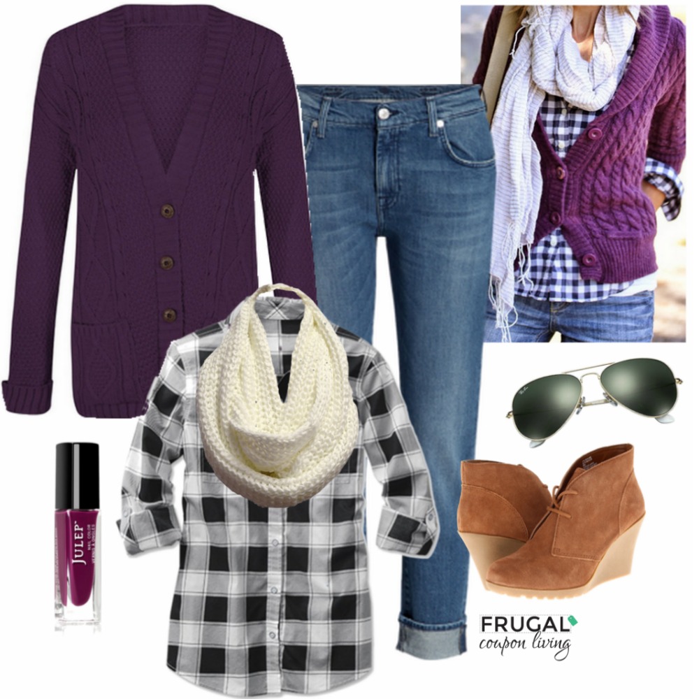 Frugal Fashion Friday Purple Fall Outfit Frugal Coupon Living