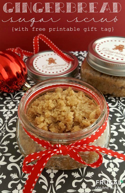 Gingerbread-Sugar-Scrub-with-FREE-gift-tag-on-Frugal-Coupon-Living-smaller