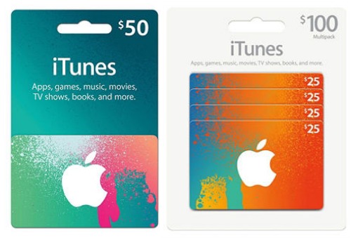 itunes cards