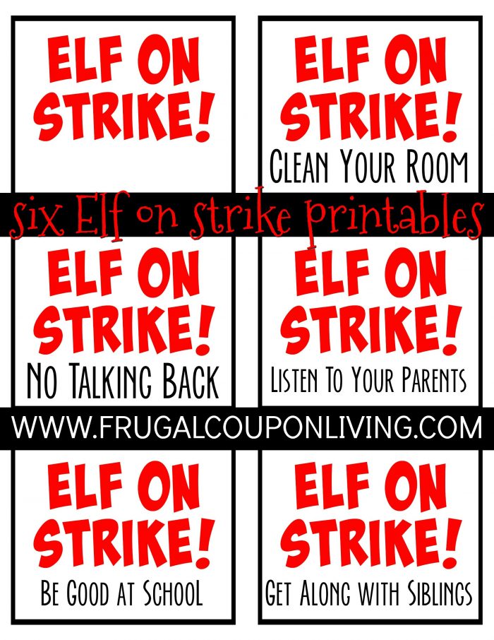 Elf on the Shelf on Strike