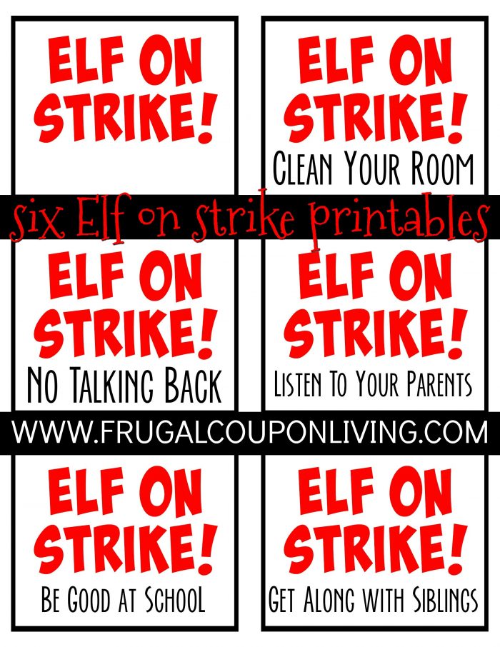 Elf On The Shelf Ideas Elf On Strike Behave At School 