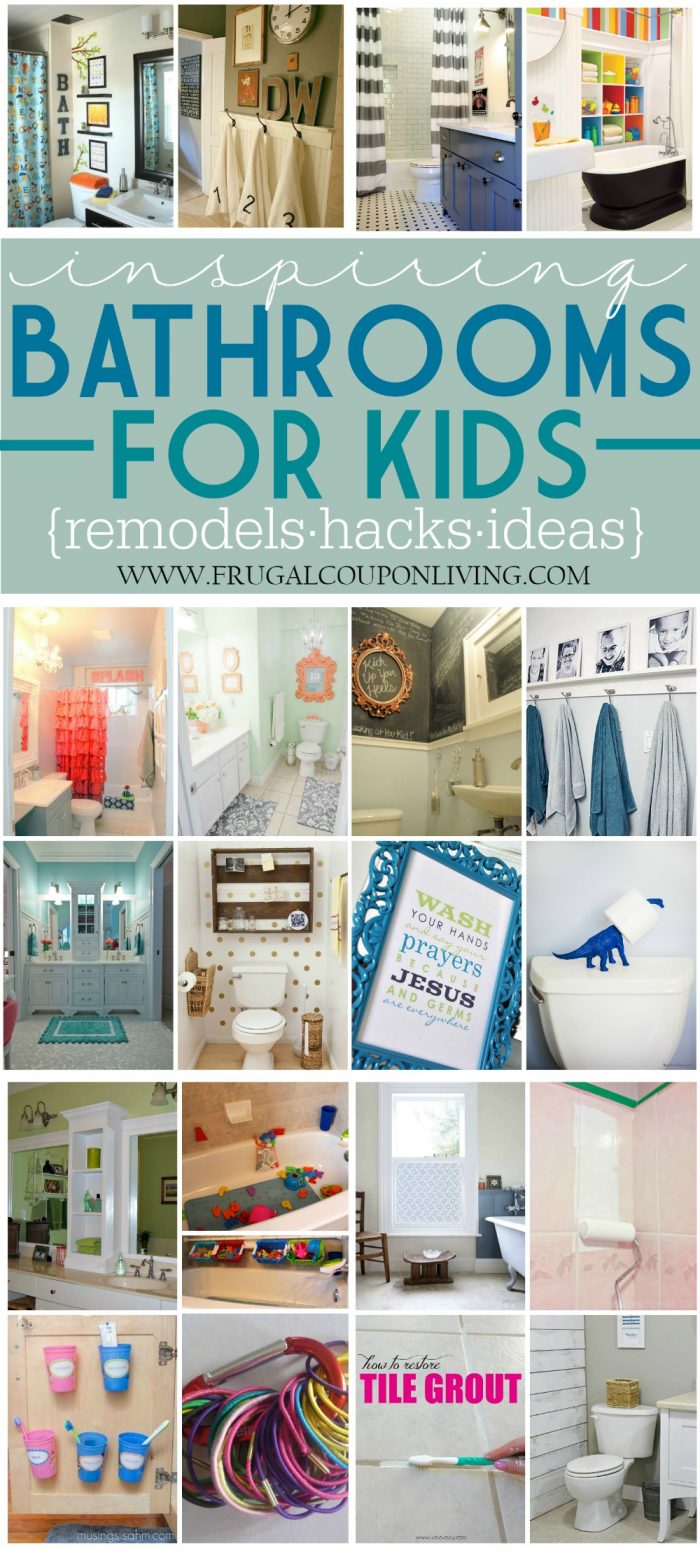 Inspiring Bathrooms for Kids on Frugal Coupon LIving