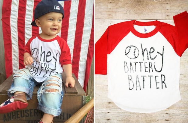 Kids Hey Batter Batter Tee