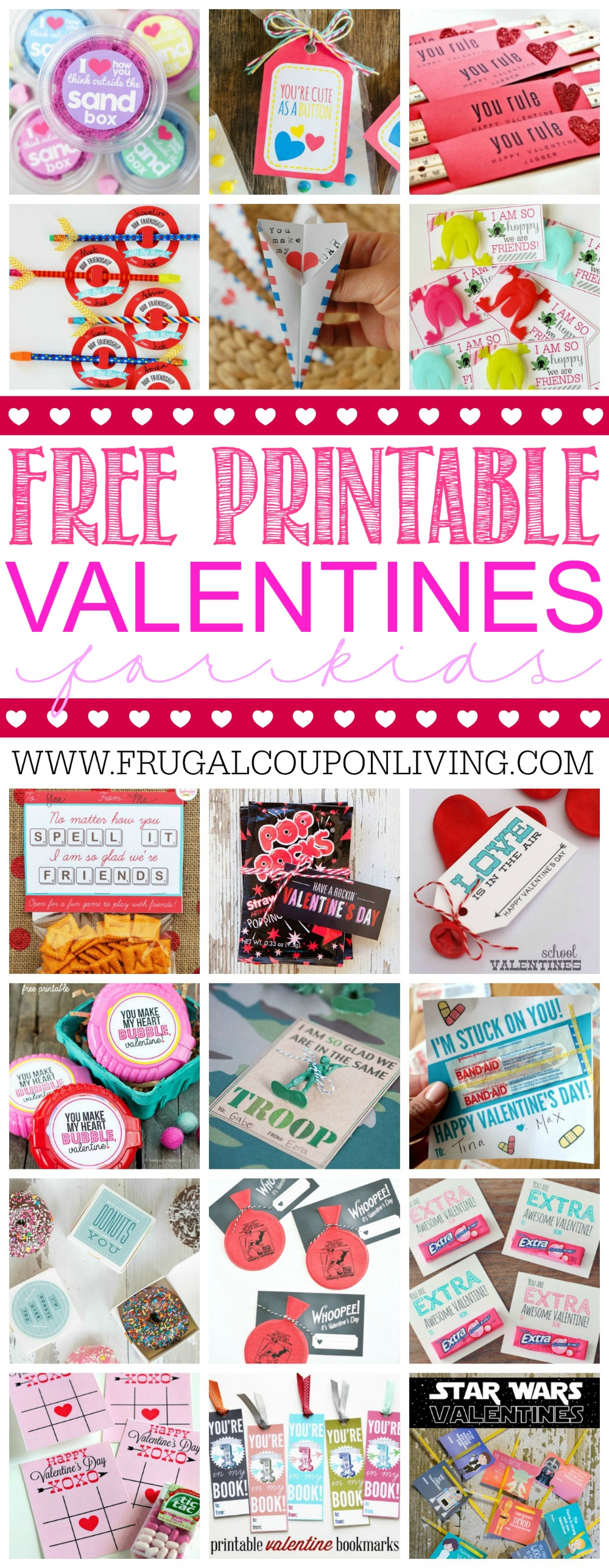 Printable-valentines-for-the-Kids-collage-frugal-coupon-living