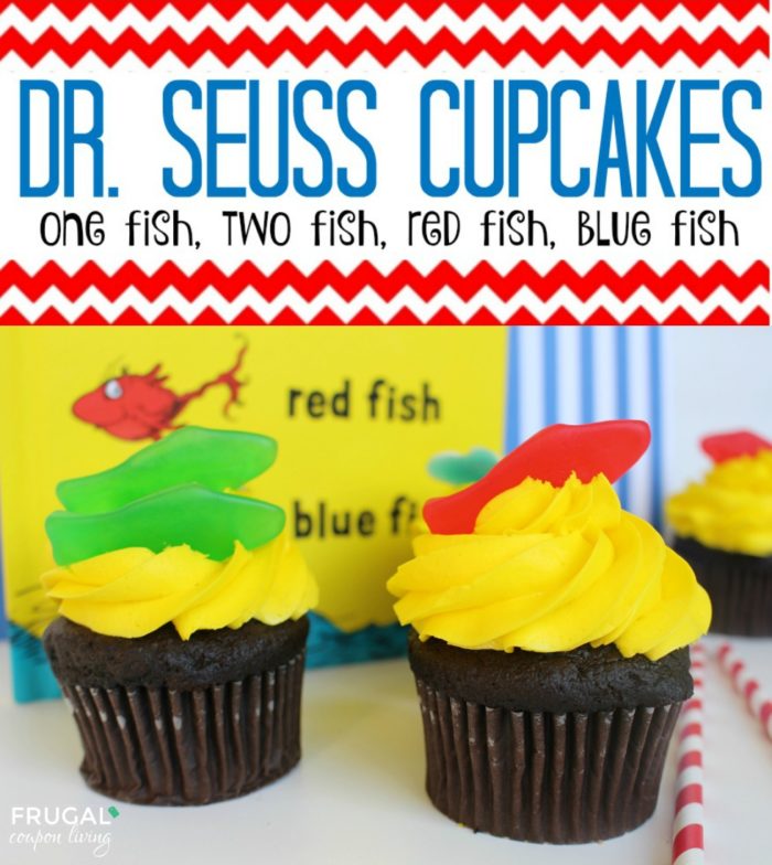 Dr Seuss Day Cupcakes