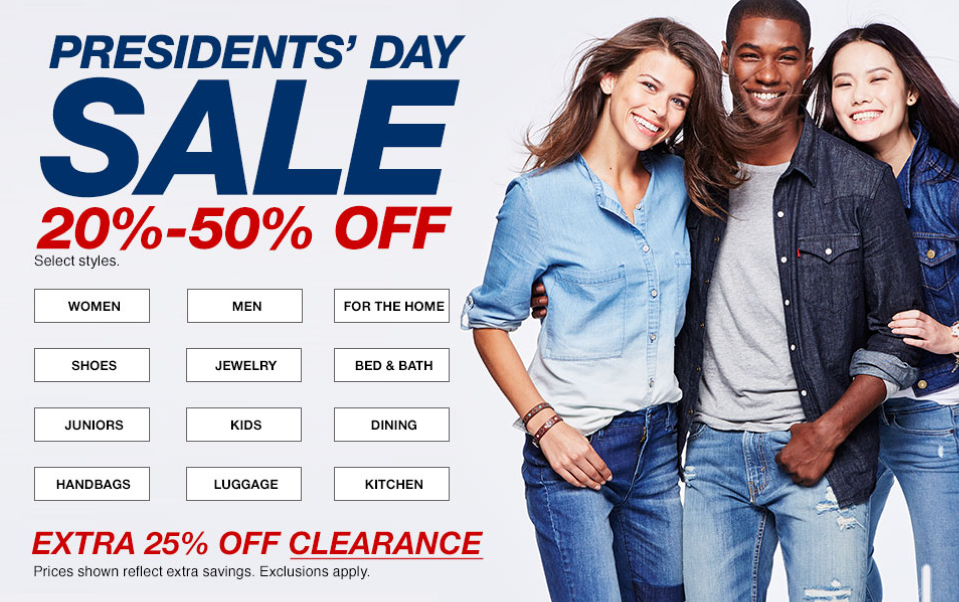 Macy&#39;s Presidents Day Sale: $10 off Denim for the Family and More!