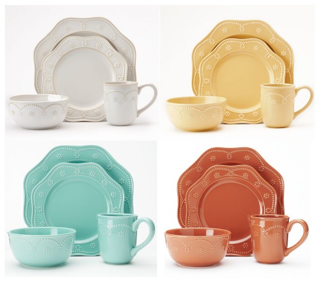 Kohl’s Food Network's Fontinella Beaded 4pc. Place Setting as low as