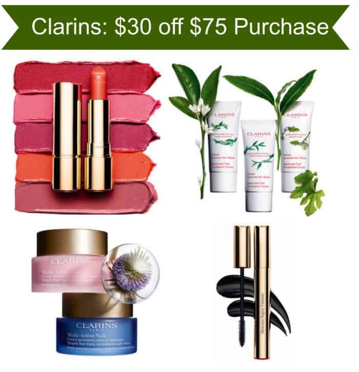 clarins voucher