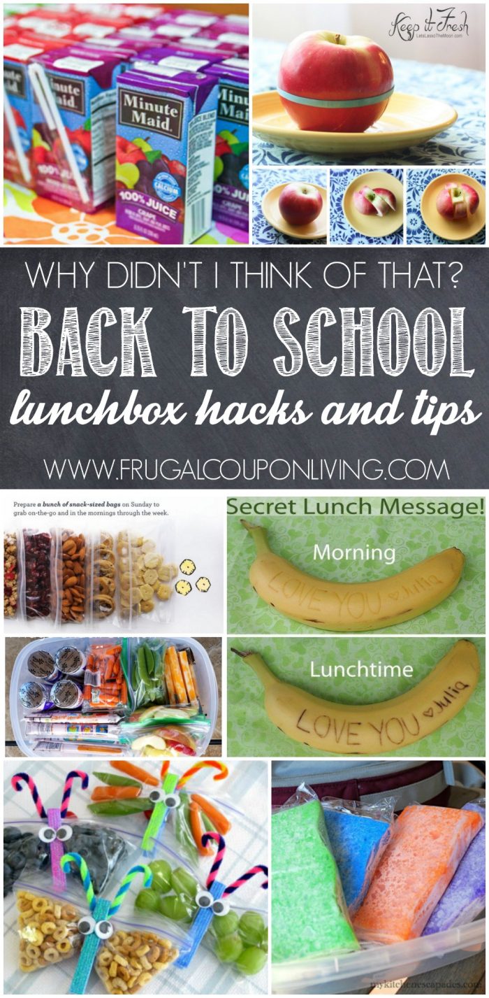 School Lunch Hacks - School Lunch Ideas, Tips, and Lifesavers