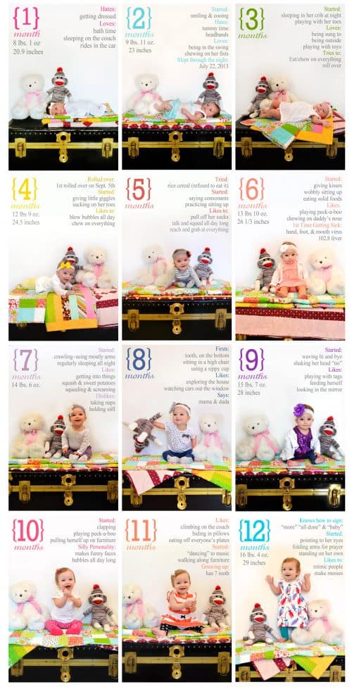 Monthly-Baby-Pictures-for-the-First-Year-colorful