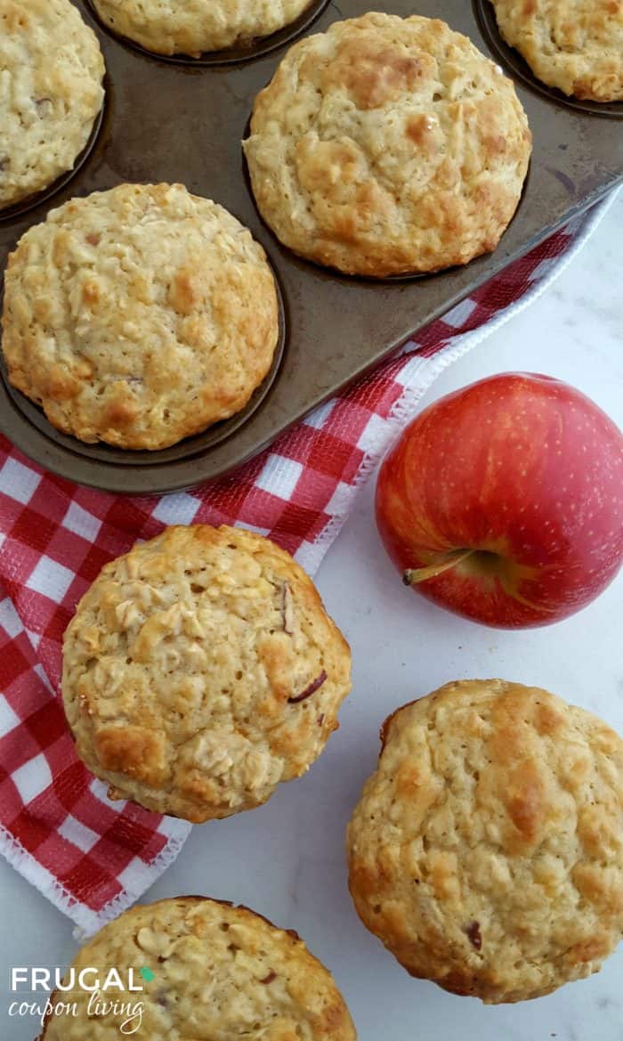 apple-oatmeal-muffins-frugal-coupon-living