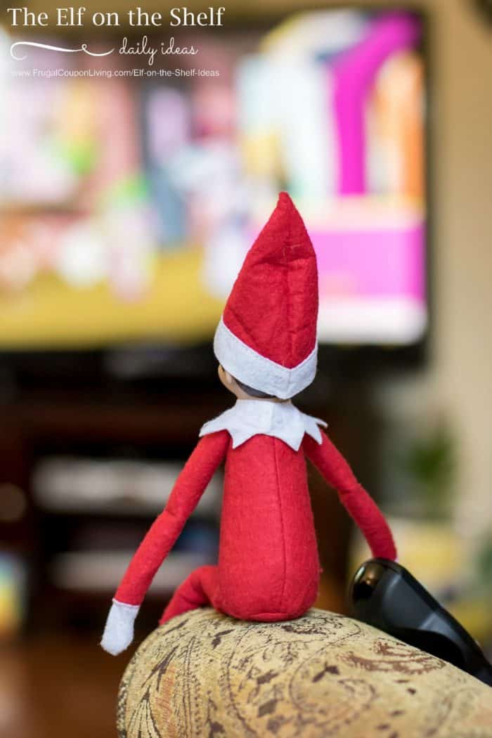 elf-watching-tv-elf-on-the-shelf-ideas-frugal-coupon-living