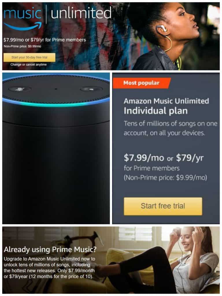 Amazon Music Unlimited 30-day trial