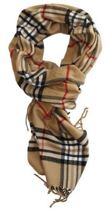 Classic Plaid Cashmere Scarf