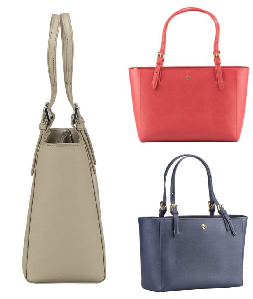 Tory Burch Women's Small York Leather Buckle Tote