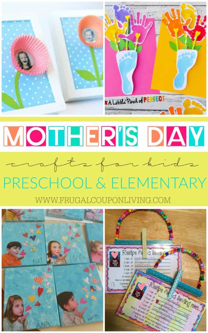 Mother's Day Crafts for Kids: Preschool, Elementary and More!