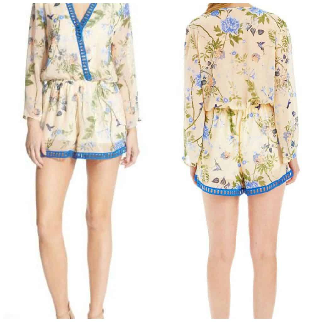 Discounted Floral Romper