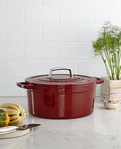Martha Stewart Cast Iron 6 Qt. Round Casserole