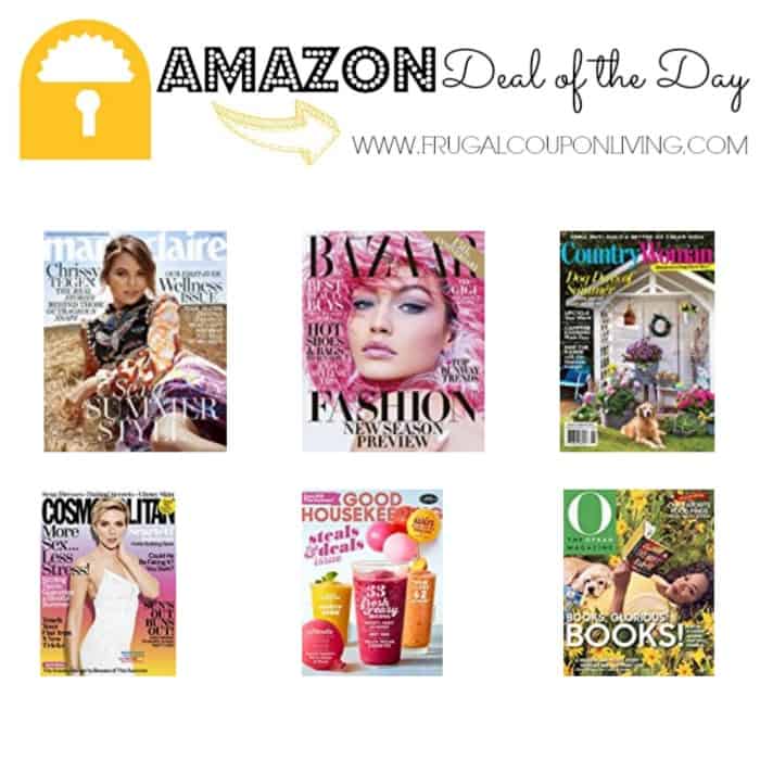 Amazon Deal of the Day Best Selling Magazines Just 0.99 Subscriptions