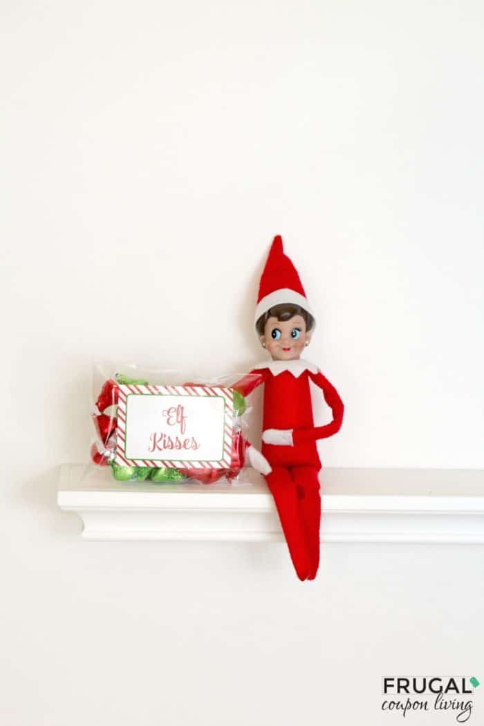  Elf  on the Shelf  Ideas  Elf  has a gift Elf  Kisses 