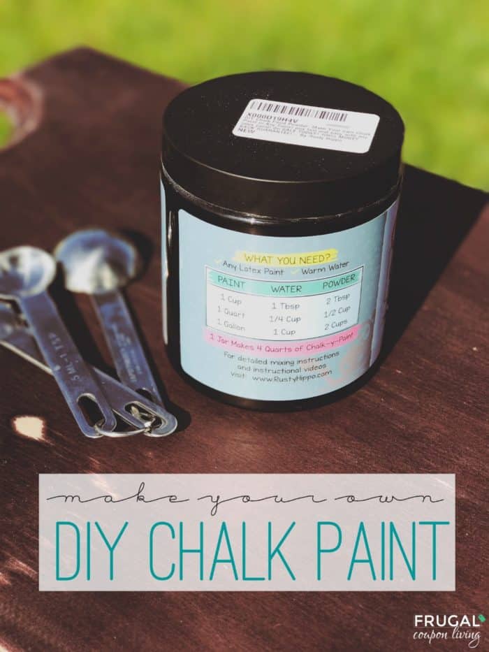 Upcycled Farmhouse Table with Homemade Chalk Paint