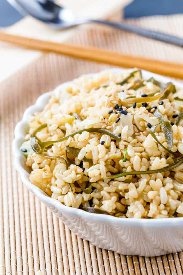 Brown Rice and Seaweed Salad Easy Japaneses Recipe