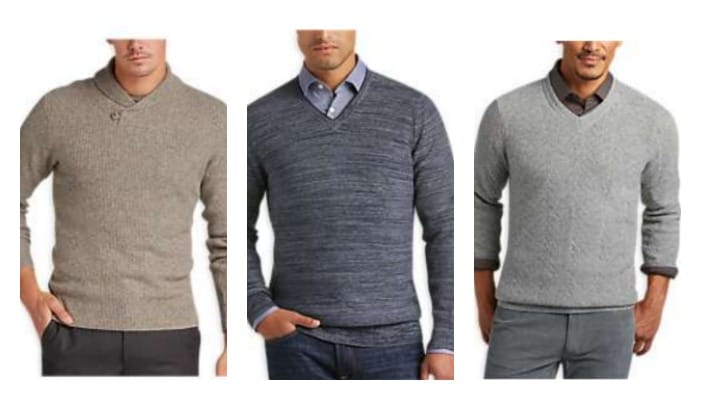 Men's Wearhouse Sweaters Just $14.99!