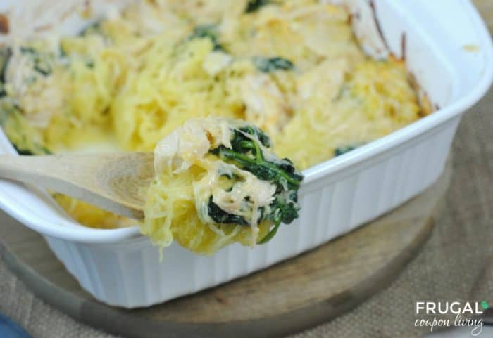 Chicken, Squash & Spinach Keto Casserole