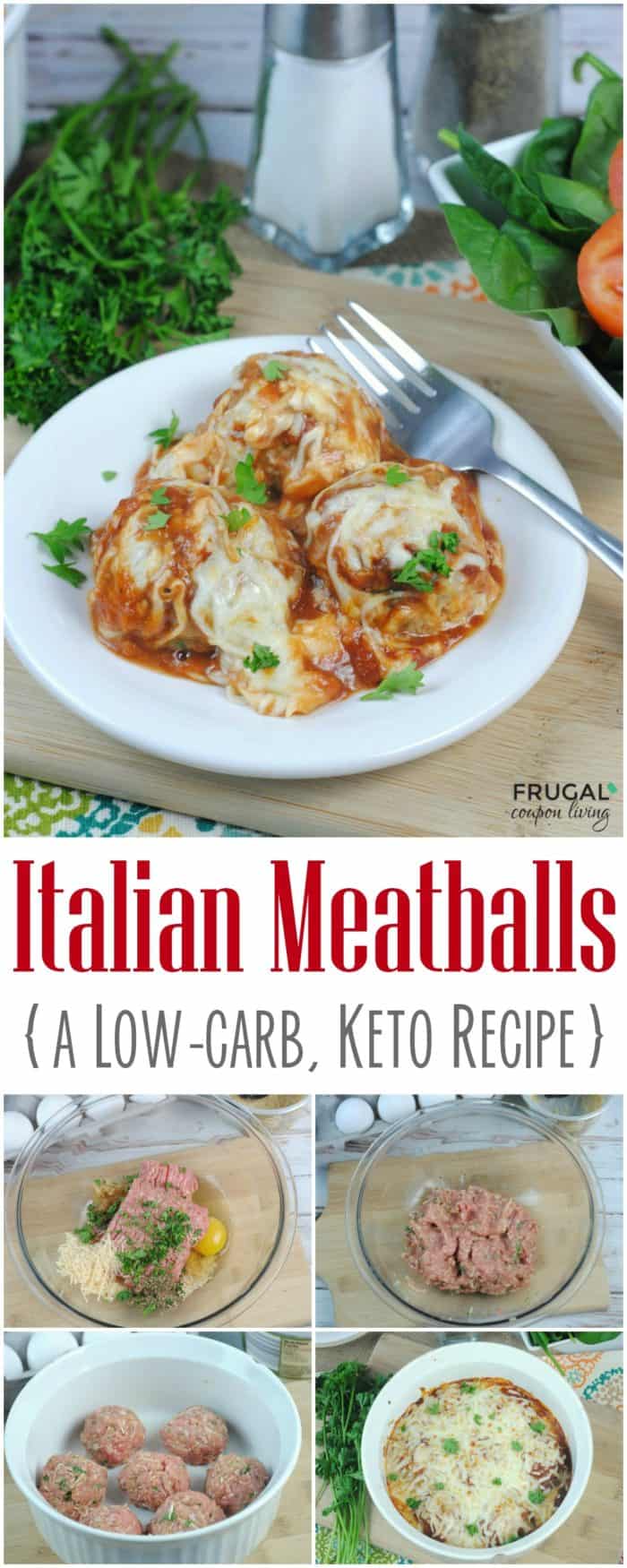 Low Carb Dinner Italian Keto Meatballs