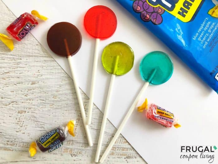 Homemade Jolly Rancher Lollipops