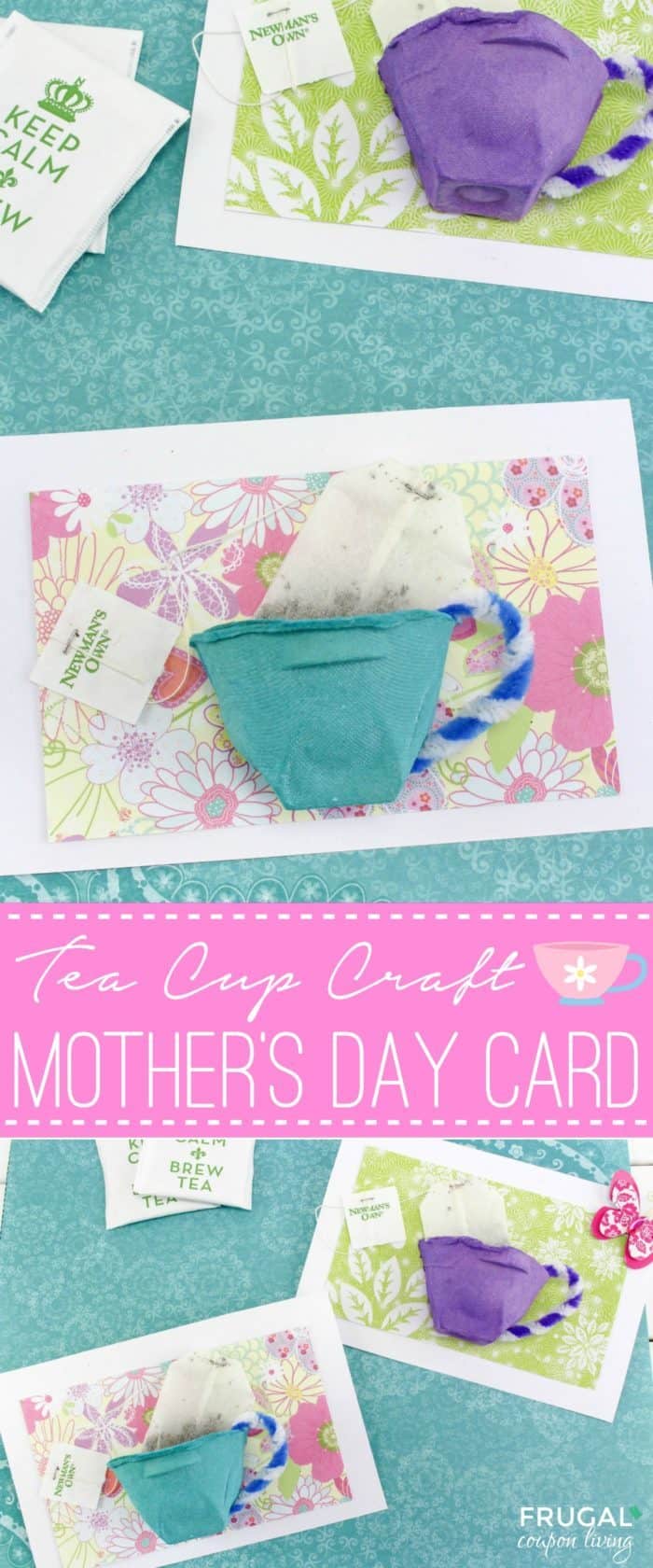 Tea Cup Mother's Day Card Craft