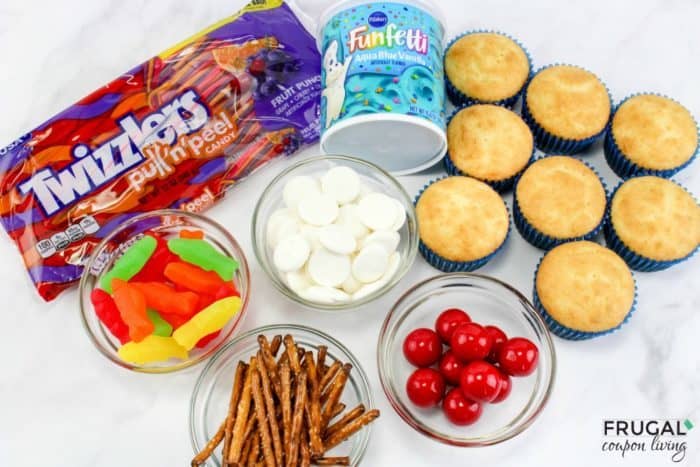 Fishing Cupcakes Ingredients