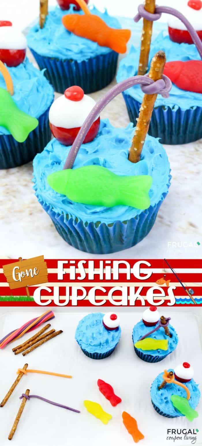 Fishing Cupcakes - Beach Theme Party