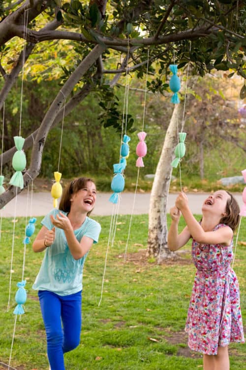 Mini Easter Egg Pinatas and Easter Games for Kids