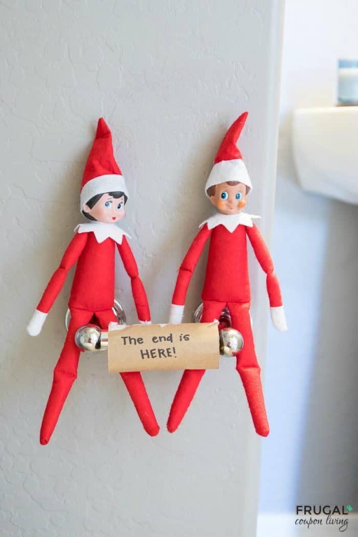  Elf  on the Shelf Ideas  The End is Near Elf  Warning