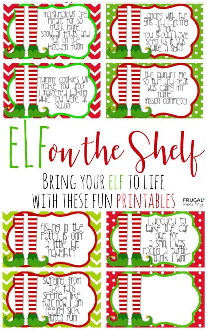 Elf On The Shelf Printables Free