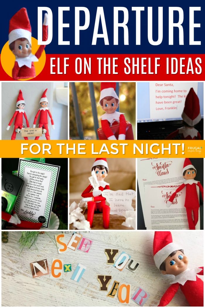 departure elf on the shelf last night
