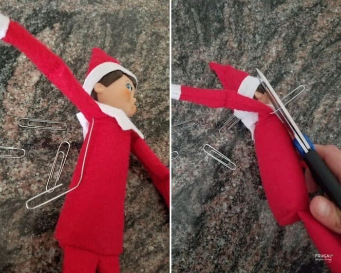 paper clip elf on the shelf bendable