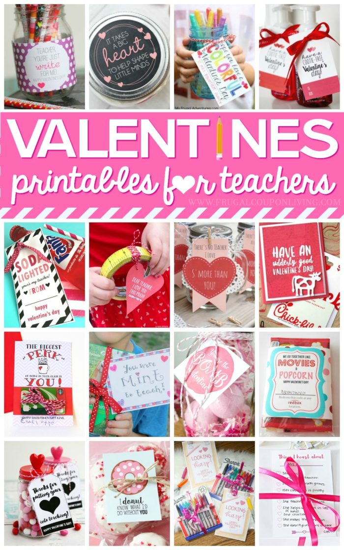 Teacher Appreciation Valentine Printables