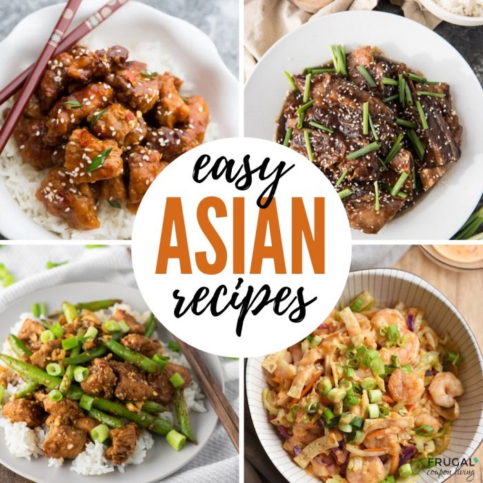 Asian Dinner Recipes for Family