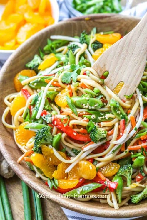 Asian Noodle Salad with Mandarin Oranges