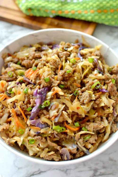 Egg Roll in a Bowl Asian Recipe