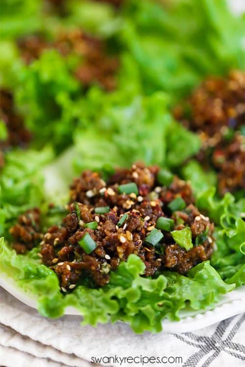 Homemade PF Chang's lettuce wraps