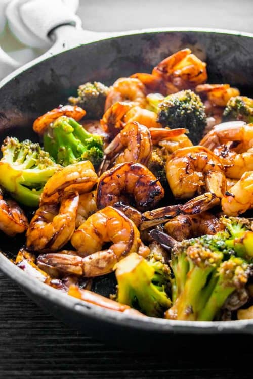 Honey Garlic Shrimp and Broccoli