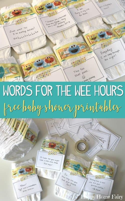 baby shower games with diapers